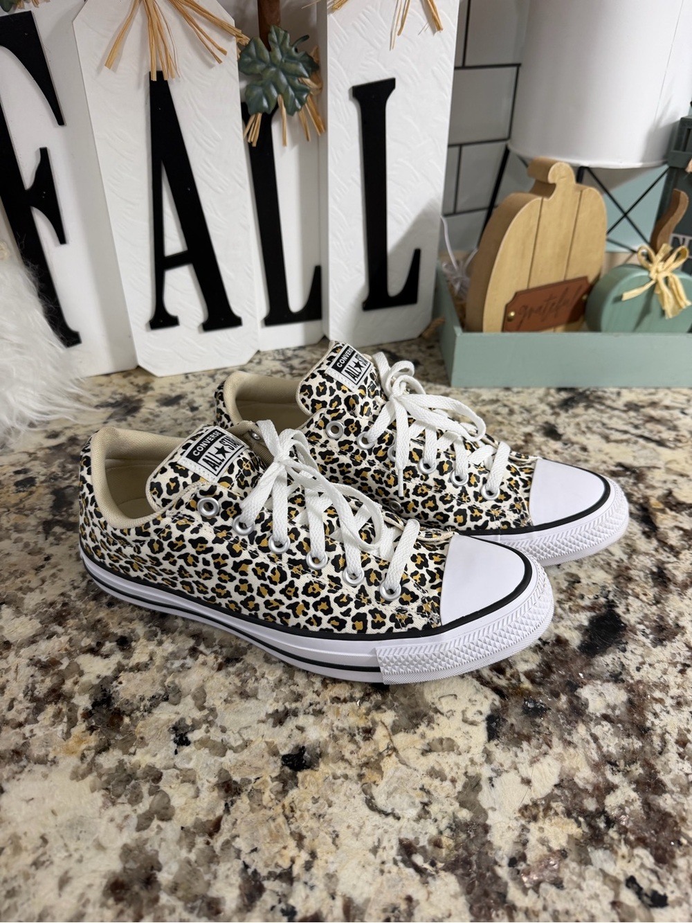 Leopard Print Converse